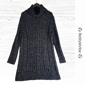 BANANA REPUBLIC HERITAGE Men’s Size XL Sweater Cable Knit Turtleneck Wool Alpaca